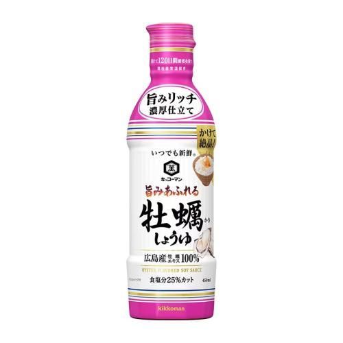 Японский соевый соус Kikkoman с насыщенным вкусом и ароматом устрицы, 450 мл., Япония