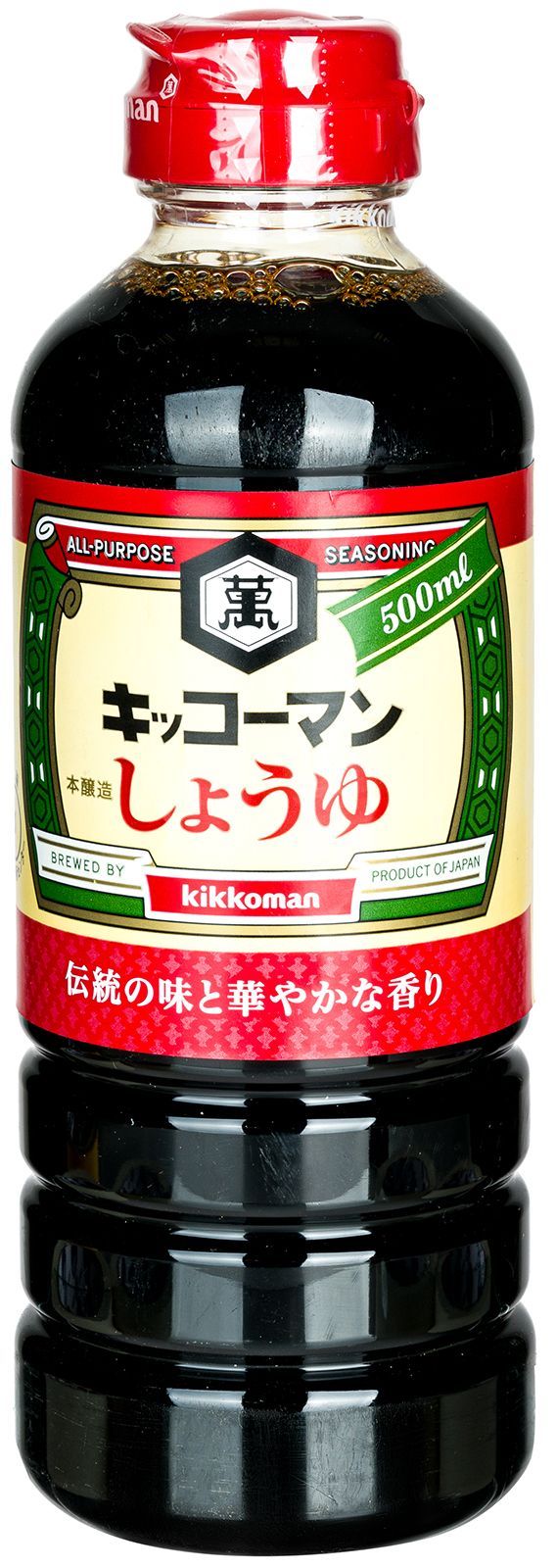 Японский соевый соус Kikkoman насыщенный и насыщенный премиальный (2 штуки в наборе), 1000 мл., Япония.
